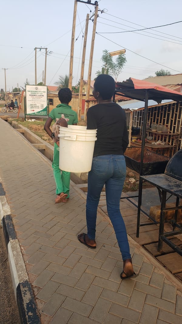 Evening social gathering documented in Narayi, Nigeria