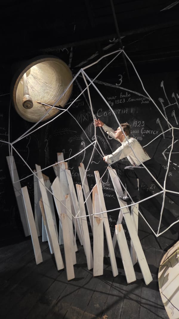 Museum exhibition documented by visitors in Saint Petersburg