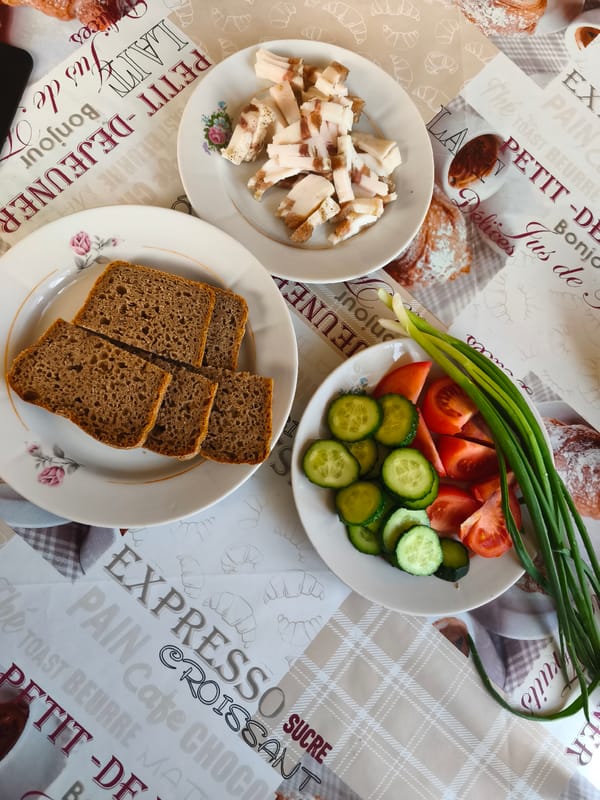 Ordinary life moments documented in Parečča, Belarus afternoon
