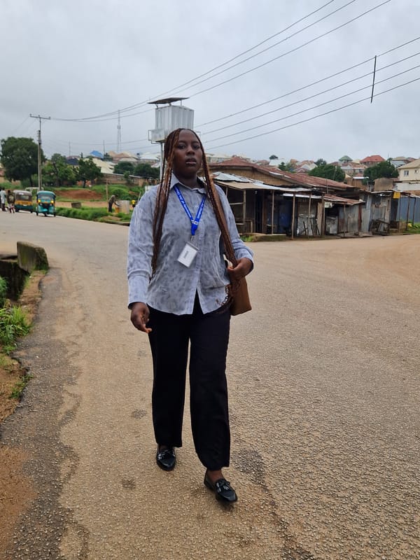 Morning street life in Kabong, Nigeria