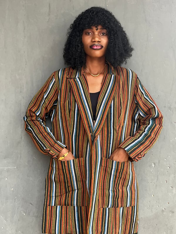 Fashion portrait session captures traditional Nigerian style in Badagry