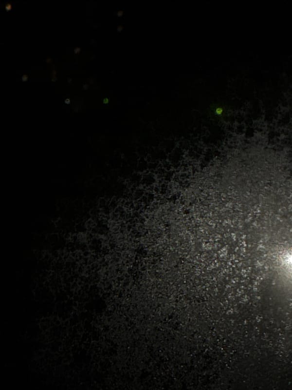 Scattered lights observed in dark scene, Rostov-on-Don