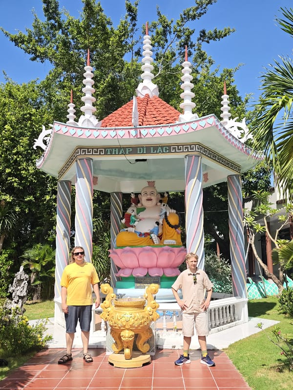 Buddhist temple complex in Cam Ranh, Vietnam