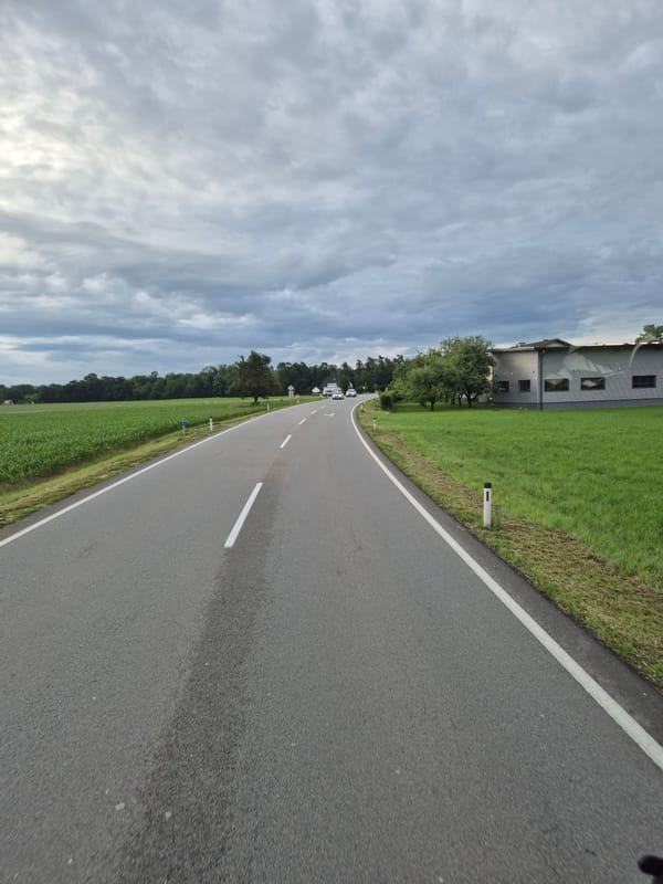 Rural road documented in Weng im Innkreis, Austria