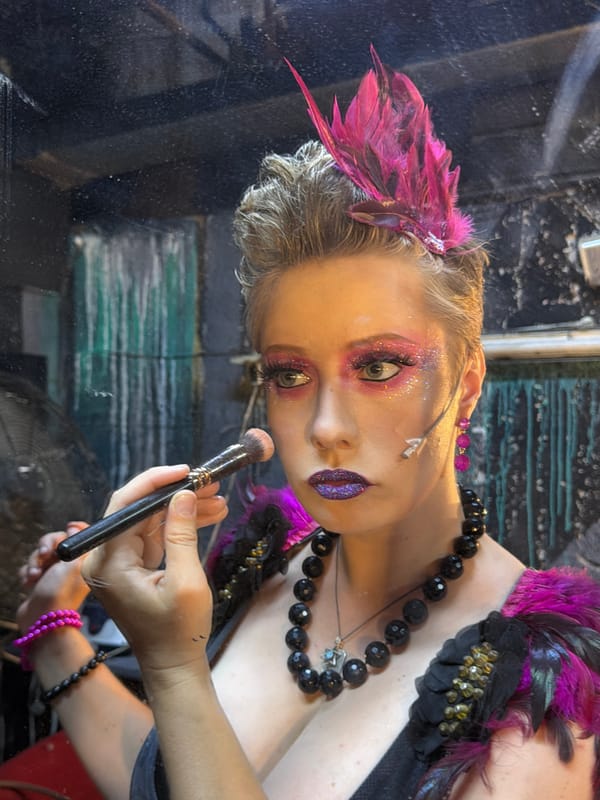 Full glam costume look photographed in Tel Aviv