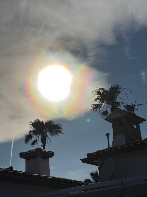 Unusual solar phenomena observed over Mont-roig del Camp, Spain
