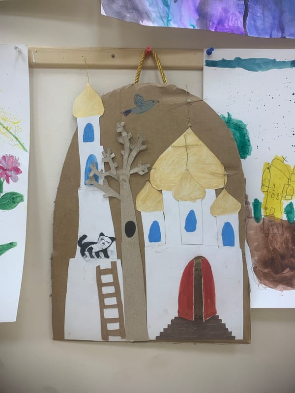 Art supplies and children's crafts documented in Izhevsk