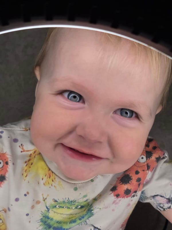 Family documents everyday moments with baby in Chaikovsky home