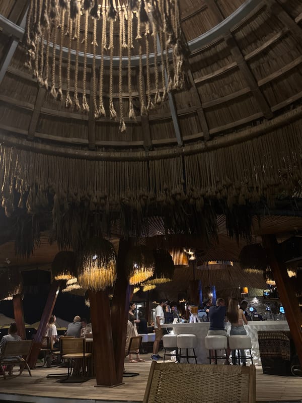 Cake celebration at thatched-roof restaurant in Đà Nẵng