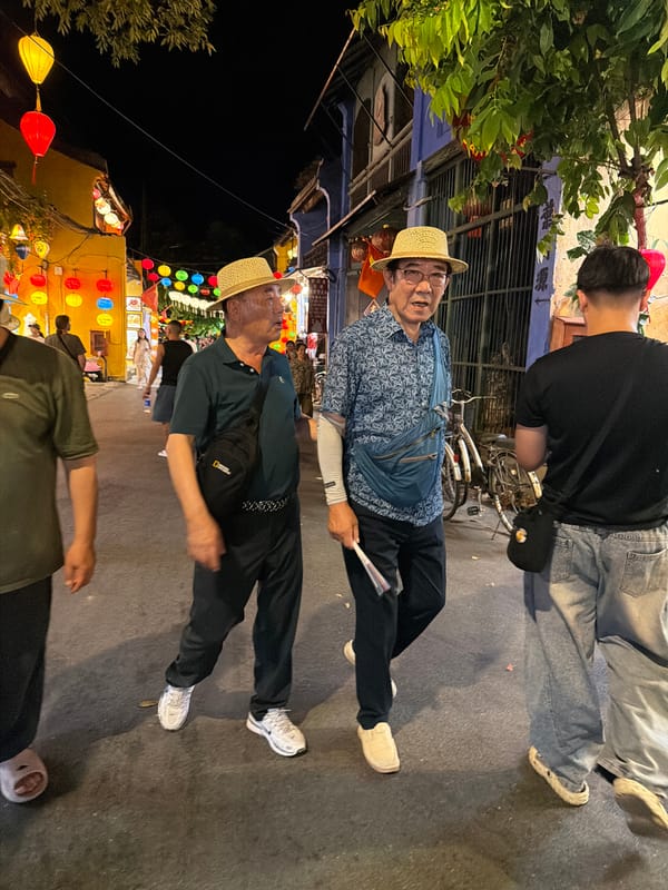 Hoi An's lantern-lit night scene in full swing