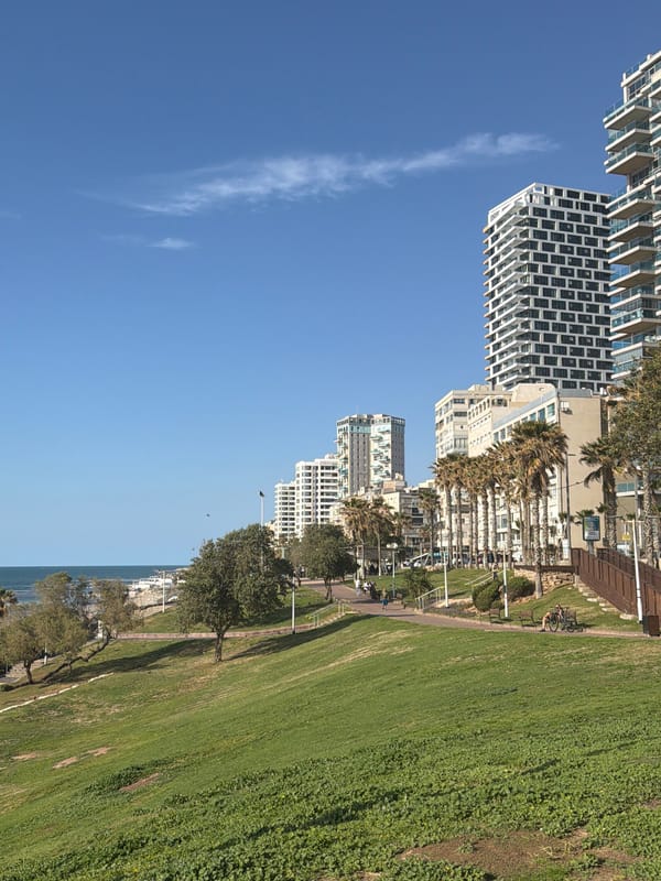 Afternoon moments captured along Bat Yam's Mediterranean coastline