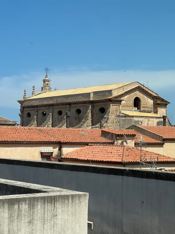 Baroque religious paintings and Palermo rooftops, a midday gallery visit