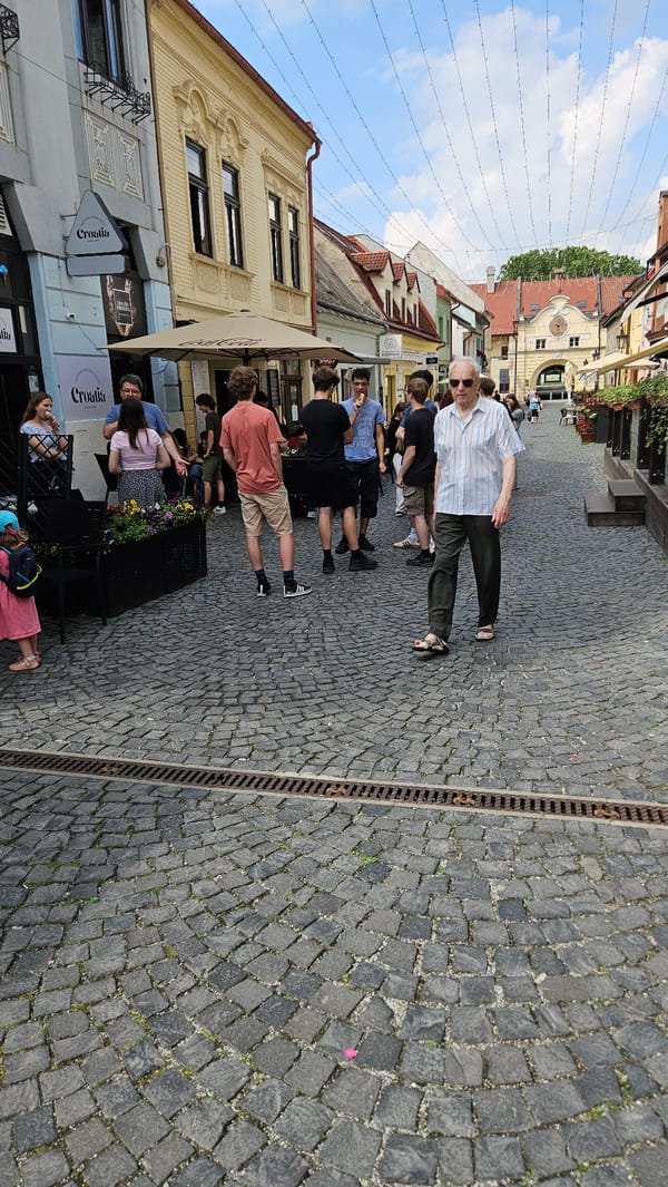 Morning stroll through Prešov's historic old town