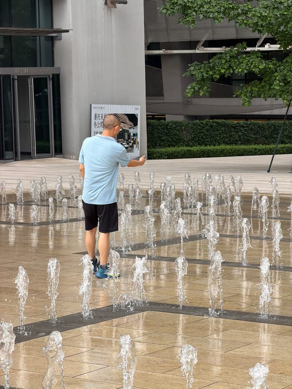 Everyday life along Chongqing's Yuzhong riverfront on a summer morning