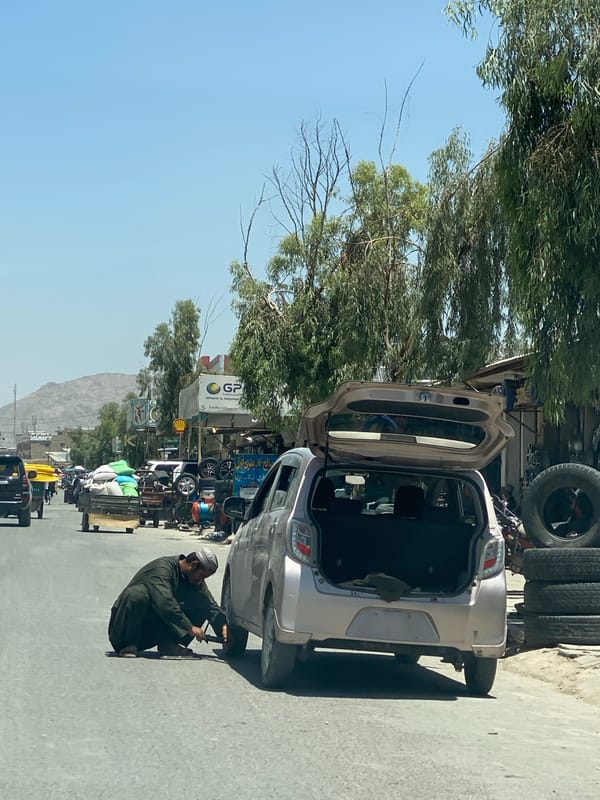 Everyday street life across Kandahar on a busy morning