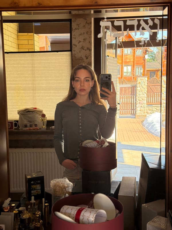 Woman takes mirror selfies, car exits gated community