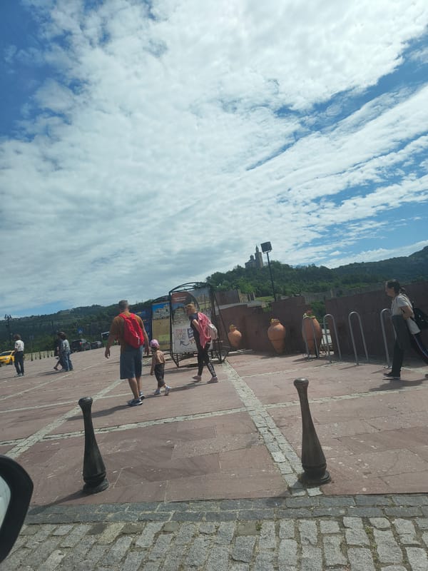 Morning street life documented in Veliko Tarnovo, Bulgaria