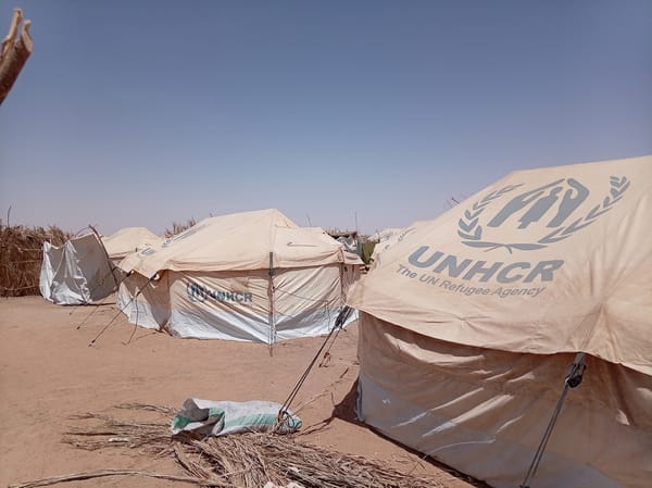 Refugee camp conditions documented in Goshabi, Sudan