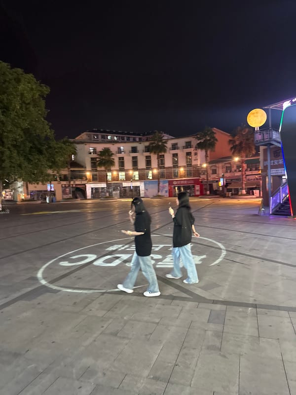 Evening street life documented in Chongqing High-tech Zone
