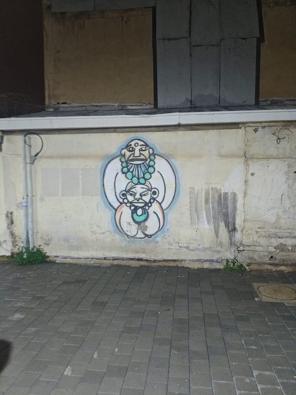 Buddha mural spotted on Tel Aviv wall