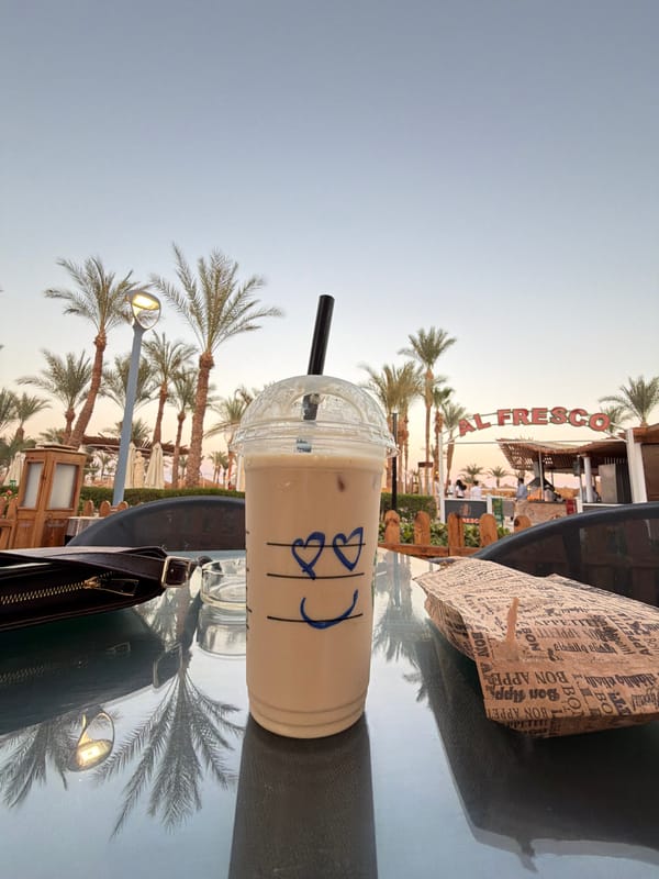 A relaxed evening on Sharm El Sheikh's outdoor dining strip
