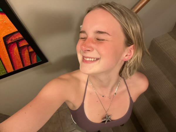 Woman photographed smiling in Whistler home setting