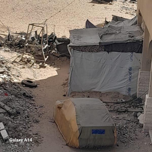 Daily life documented in Khan Yunis displacement camp