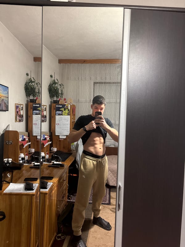 Man Takes Mirror Selfies in Zlatograd Bedroom