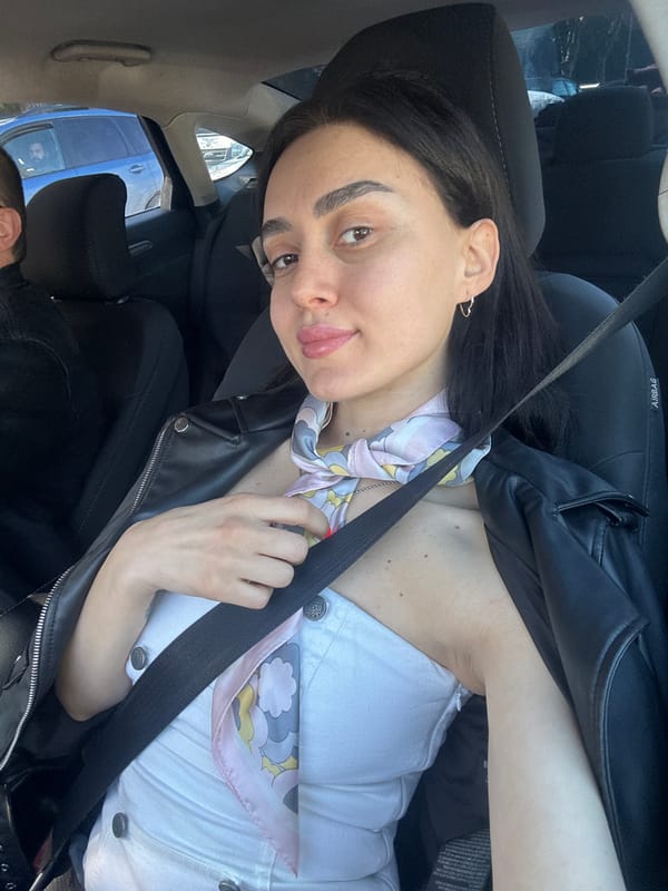 Early morning street scenes and car passenger documented in Tbilisi