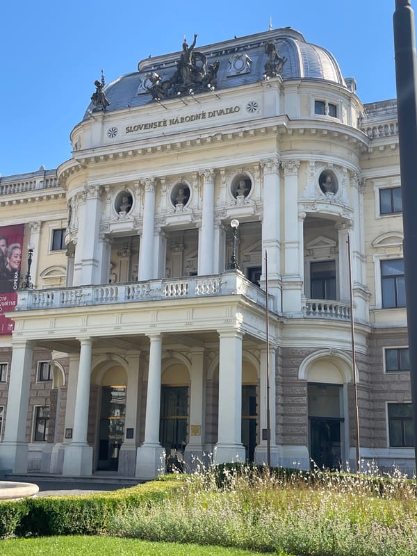 Sunday morning tour of Bratislava's Old Town landmarks and squares