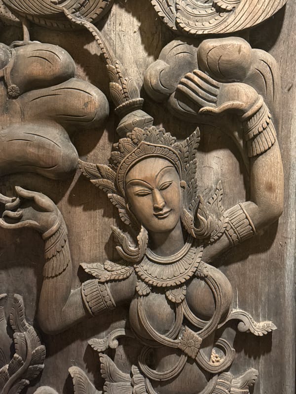 Traditional art documented in Choeng Mon, Thailand
