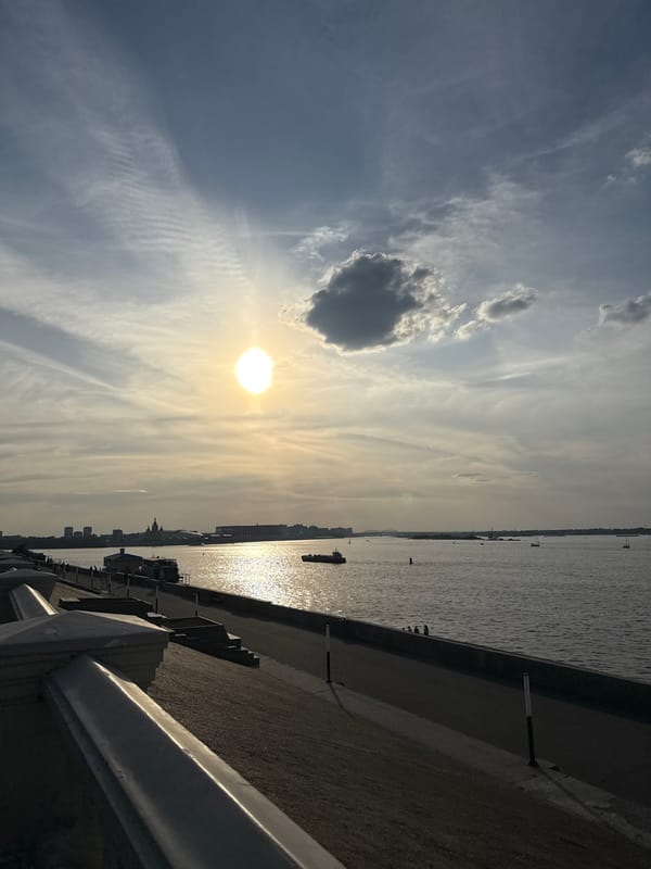 Golden hour along the Volga in Nizhny Novgorod