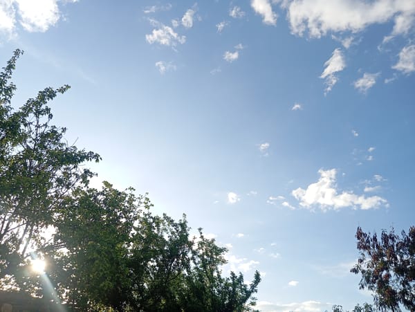 Clear blue skies observed over Lassan, Pakistan