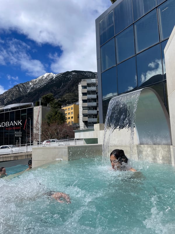 Visitors enjoy thermal spa experience at Caldea in Andorra