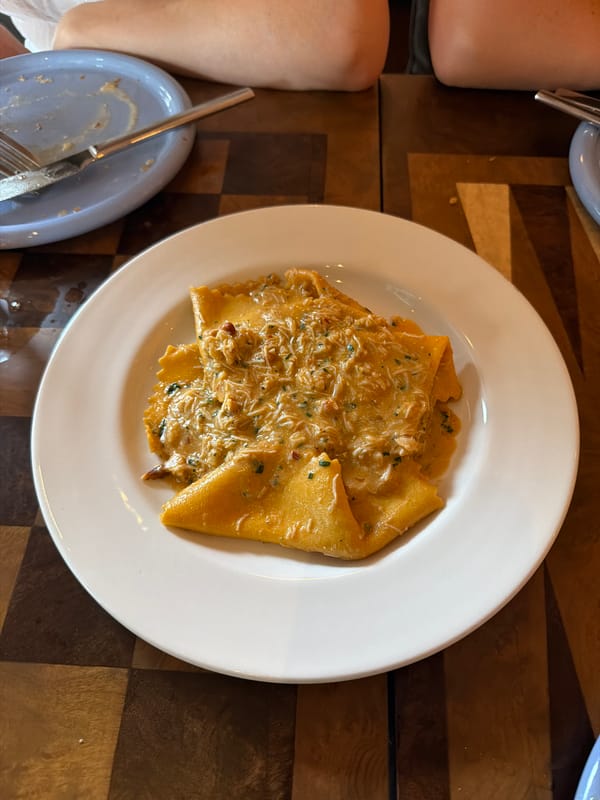 Dinner and drinks at a London restaurant and bar