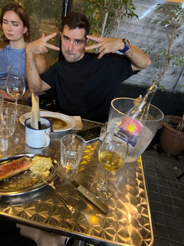 Evening drinks at an outdoor Barcelona bar, late night vibes