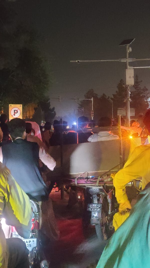 Crowded night street scene documented in Quetta, Pakistan