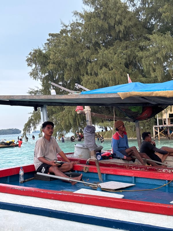Group spotted on boat near Jakarta beach