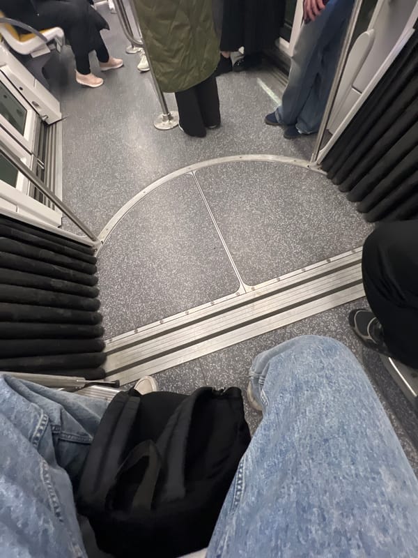 Morning commute captured on Strasbourg public transport