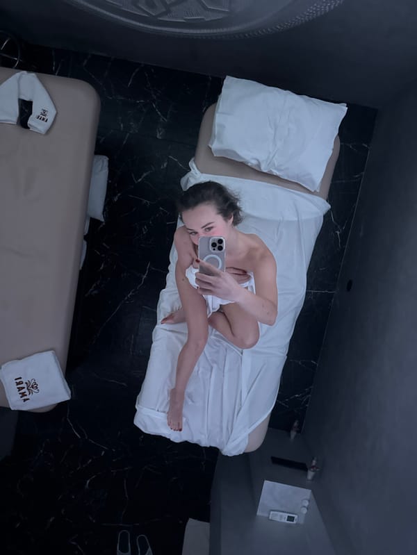 Spa visit documented at Imari Spa in Kyiv
