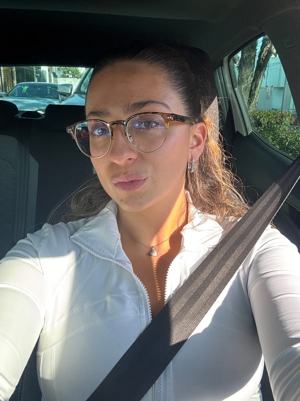 Woman photographed in passenger seat in Puebla