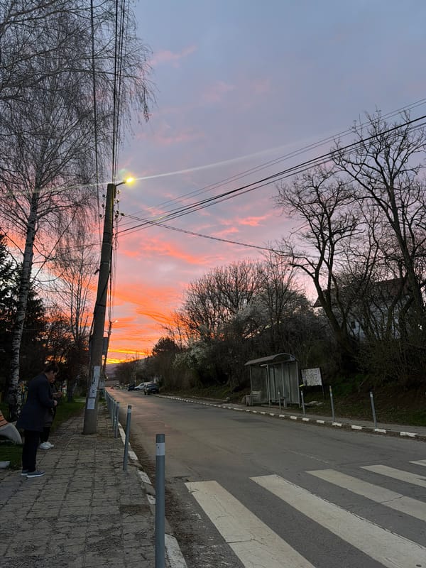 Sunset skies photographed in Dragichevo, Bulgaria