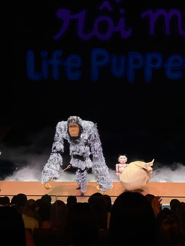 Puppet theater performance captured in Bac Nha Trang Ward
