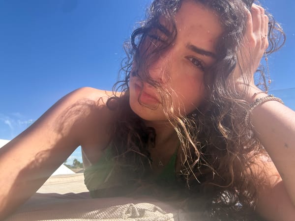 Poolside evening moment captured in San Diego residential area