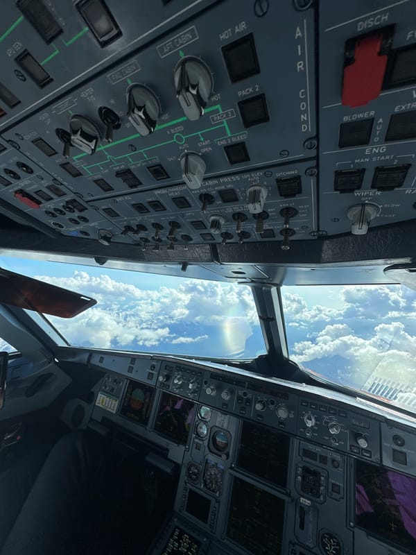 Pilot documents flight operations and mountain views in Sochi