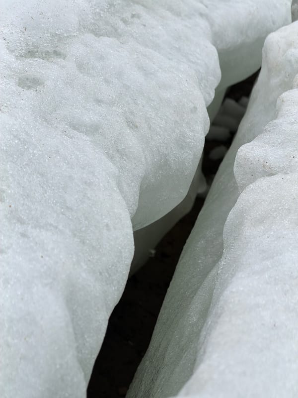 Ice fishermen setup gear in snowy Russian winter conditions