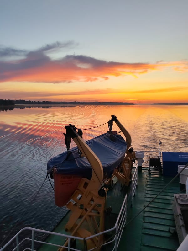Dramatic sunrise and sunset captured over water June 8
