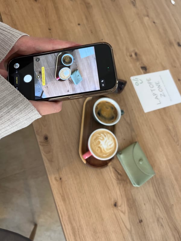 Coffee photography moment captured in Budva cafe