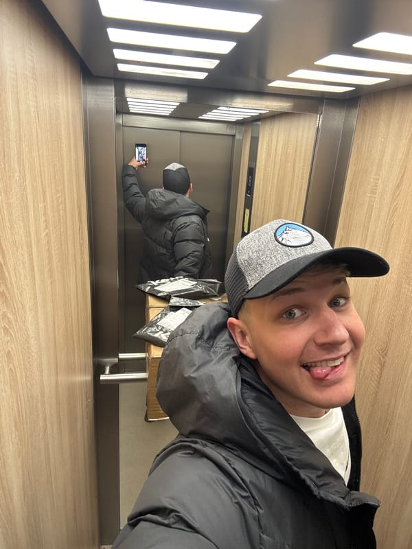 Man documents international package delivery journey in Plovdiv