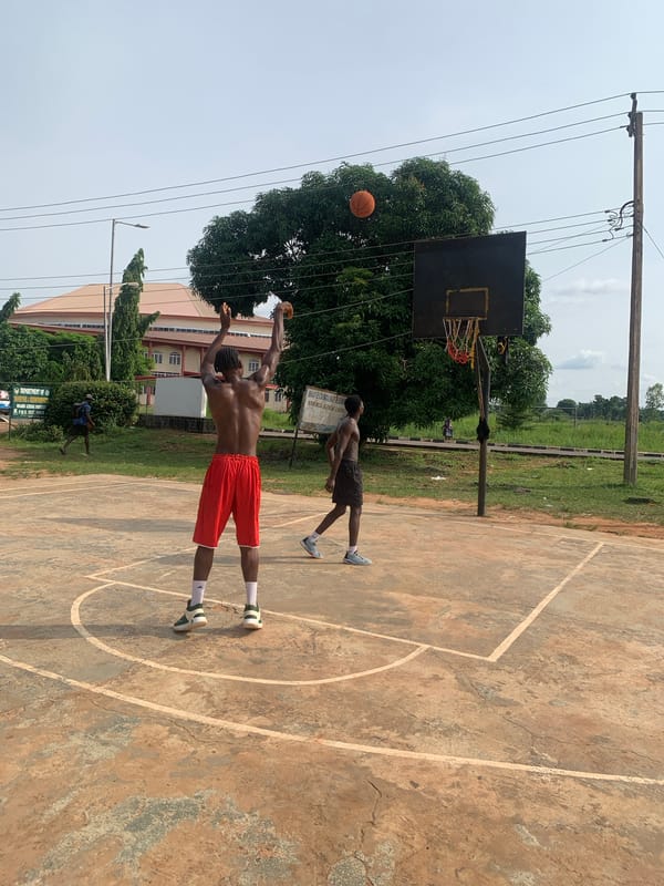 A regular day at a Bakassi school and community grounds
